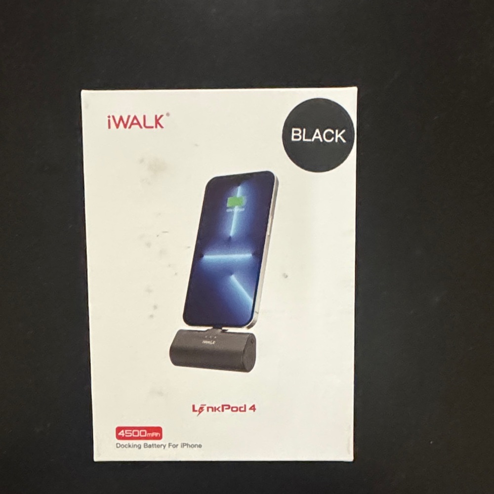 Black LinkPod 4 Docking Battery for iPhone